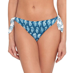 Ralph Lauren Women's Size 16 Blue Side-Tie Hipster Bikini Bottoms NWT